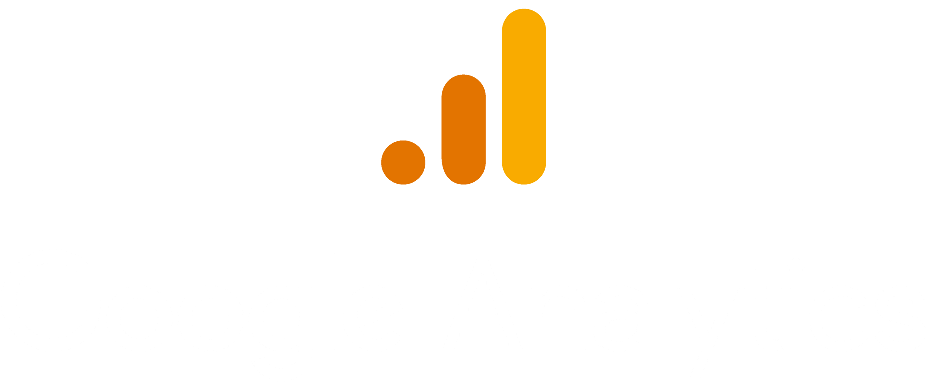 Google Analytics White logo